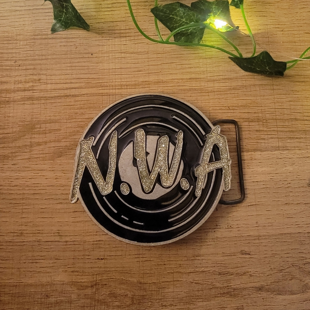Rare Vintage NWA Belt Buckle